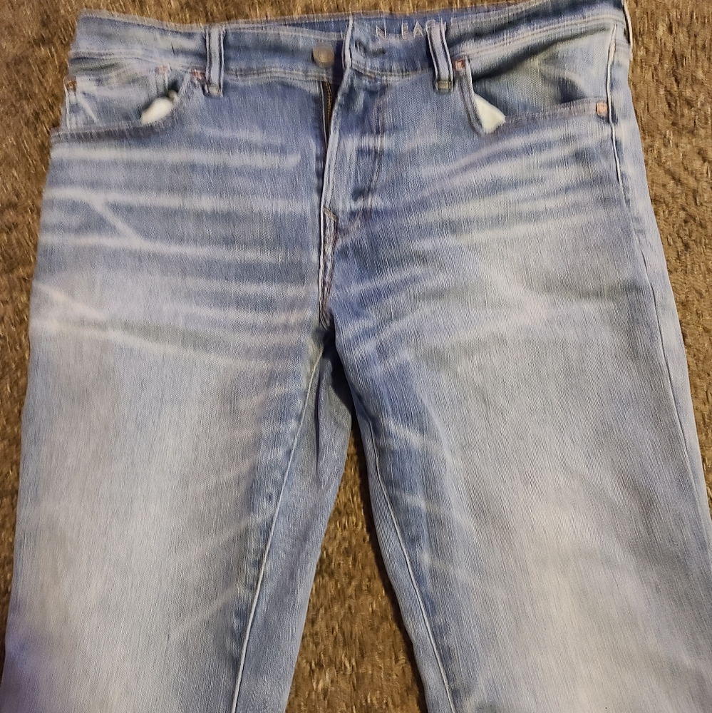 American eagle orignal straight blue jeans 36x30